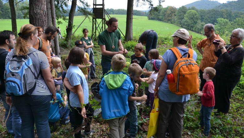 Führung Bodeprofil, © Forstverwaltung Klein-Mariazell