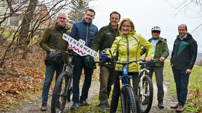 Start Mountainbike Saison im Wienerwald 2024, ©  Wienerwald Tourismus/Baden Media
