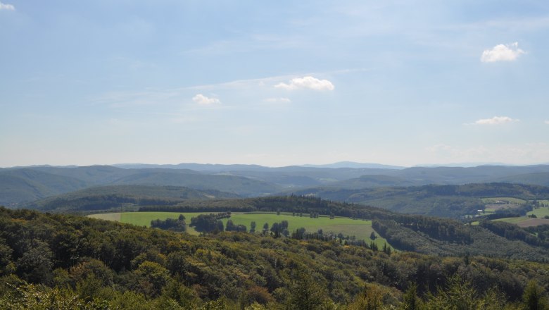 Ausblick von der Troppbergwarte, © Wienerwald Tourismus/Bauer