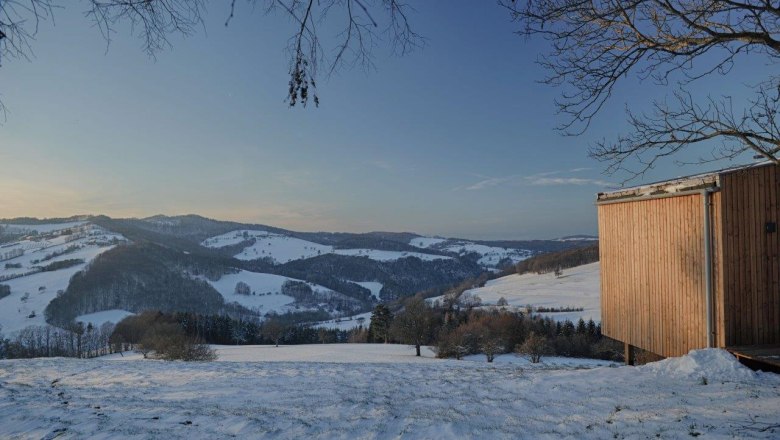 Elsbeer Chalet im Schnee, © Mayer Elsbeere; Matthias Artwork