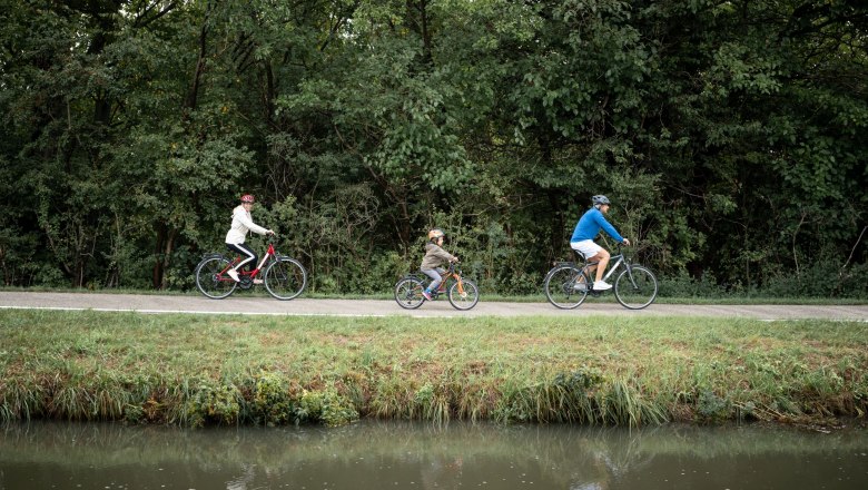 Radweg am Wiener Neustädter Kanal, © Silke Ebster