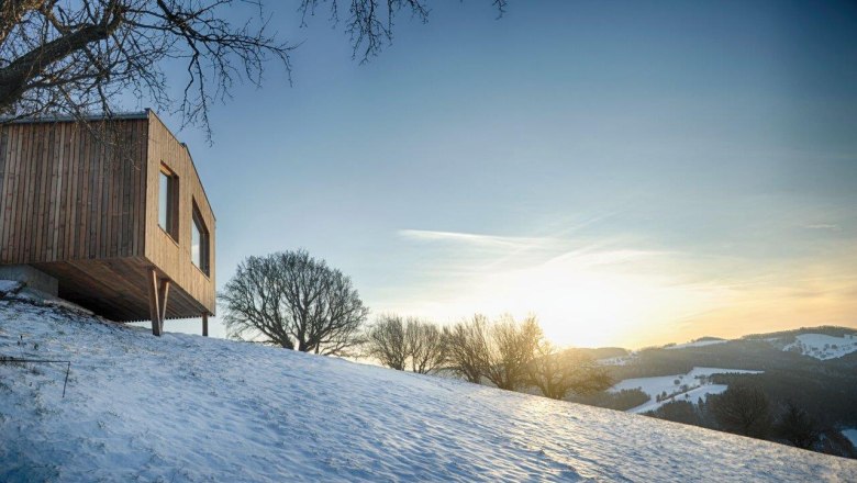 Elsbeer Chalet im Schnee, © Mayer Elsbeere; Matthias Artwork