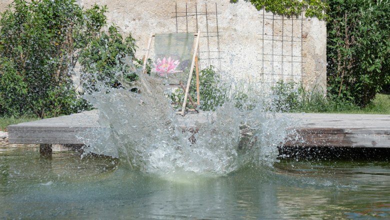 Der Schwimmteich in Aktion, © Christian Handler