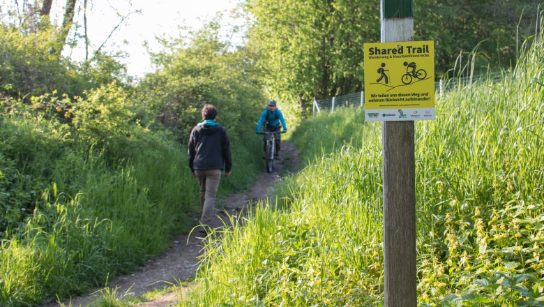 Shared trails - für ein gelungenes Miteinander im Wald, © Alexander Niederecker