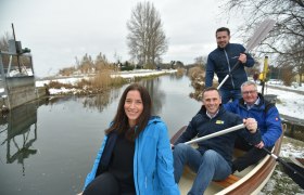 Neues Freizeitvergnügen am Wr. Neustädter Kanal in Prüfung, © Wienerwald Tourismus/Sonja Pohl